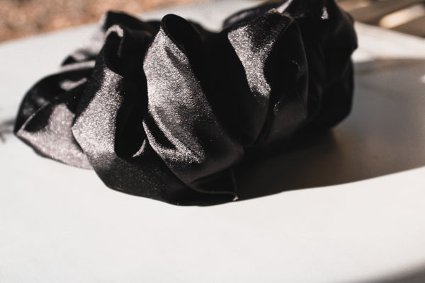 Silk stuffed scrunchie